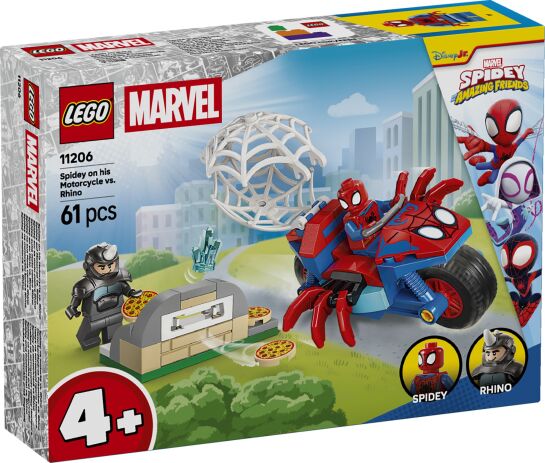 LEGO Spidey: Spidey On His Motorcycle vs. Rhino (11206) (0)