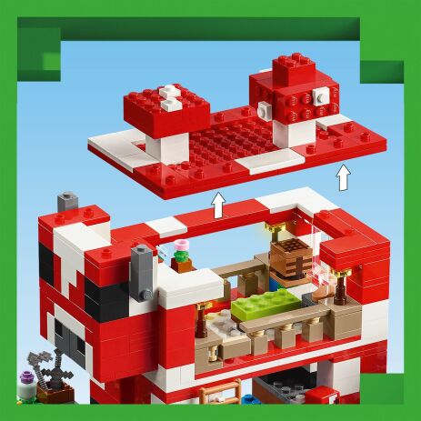 LEGO Minecraft The Mooshroom House (21270) (3)