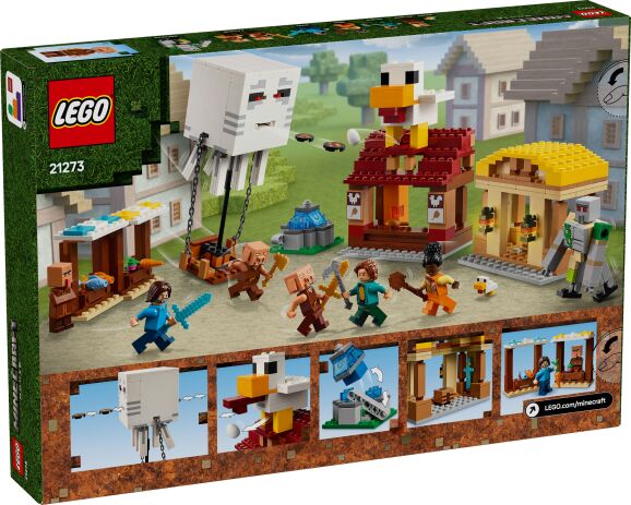 LEGO Minecraft The Ghast Balloon Village Attack (21273) (10)