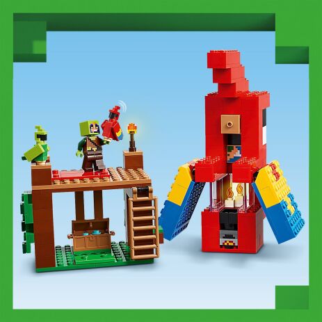 LEGO Minecraft The Parrot Houses (21282) (2)
