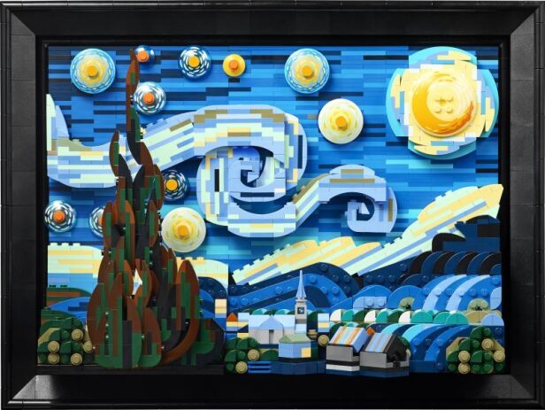 LEGO Ideas Vincent Van Gogh: The Starry Night (21333) (5)