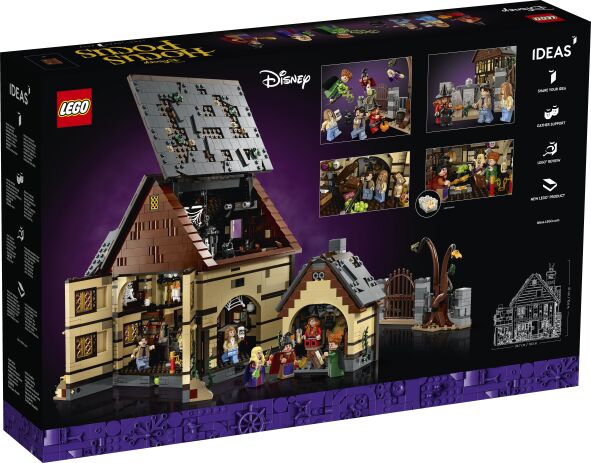 LEGO Ideas Disney Hocus Pocus:The Sanderson Sister's Cottage (21341) (9)