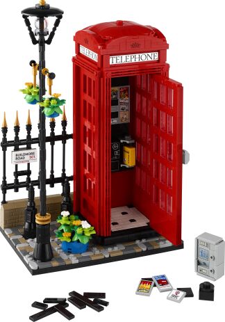 LEGO Ideas Red London Telephone Box (21347) (1)