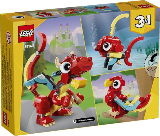 LEGO Creator 3in1 Red Dragon (31145) (7)
