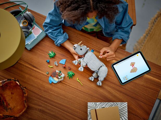 LEGO Creator 3in1 Wild Animals: Majestic Rhino With Birds (31171) (5)