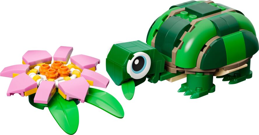 LEGO Creator 3in1 Turtle With A Water Lily Flower (31377) (1)