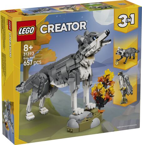 LEGO® Creator 3in1 Forest Animals: Gray Wolf (31393) (0)