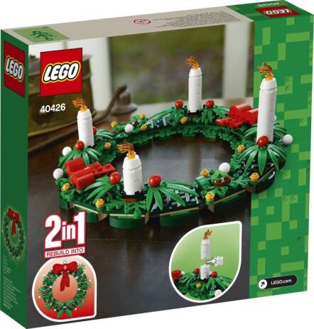 LEGO Iconic Christmas Wreath 2-in-1 (40426) (2)