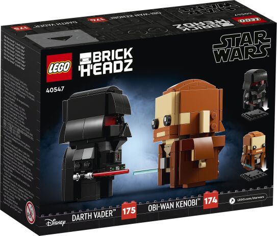 LEGO Brickheadz Star Wars Obi-Wan Kenobi & Darth Vader (40547) (4)