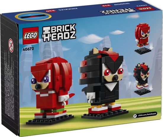 LEGO Brickheadz Sonic The Hedgehog Knuckles & Shadow (40672) (5)