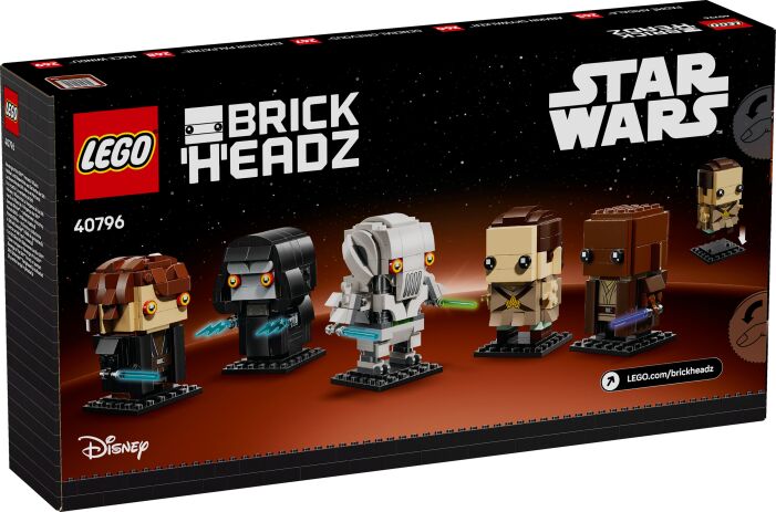 LEGO Brickheadz Star Wars Revenge Of The Sith Heroes & Villians (40796) (6)