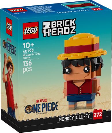 LEGO Brickheadz Monkey D. Luffy Figure (40799) (0)