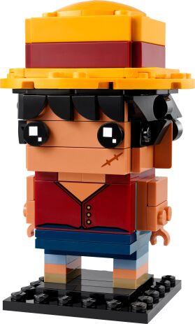 LEGO Brickheadz Monkey D. Luffy Figure (40799) (1)