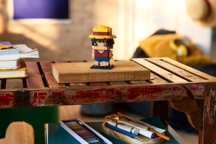 LEGO Brickheadz Monkey D. Luffy Figure (40799) (3)