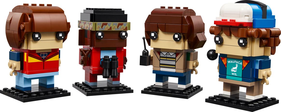 LEGO Brickheadz Stranger Things Mike, Dustin, Lucas & Will Figures (40801) (1)