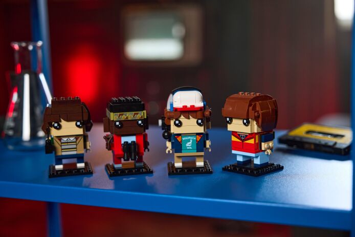 LEGO Brickheadz Stranger Things Mike, Dustin, Lucas & Will Figures (40801) (3)