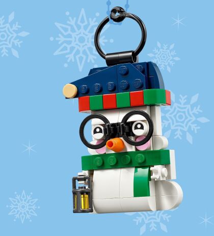 LEGO Snowman Ornaments (40812) (3)