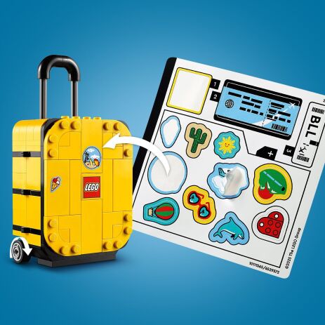 LEGO Yellow Travel Suitcase (40817) (4)