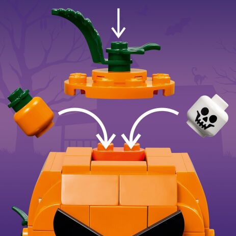 LEGO Jack-O'-Lantern Pickup Truck (40822) (3)