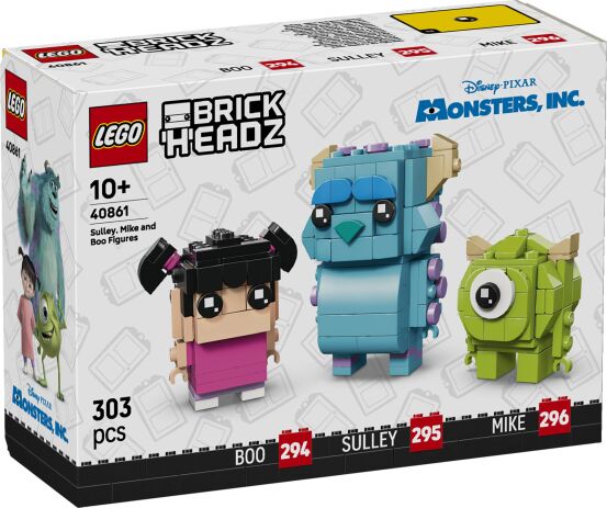 LEGO Brickheadz Disney Sulley, Mike & Boo Figures (40861) (0)