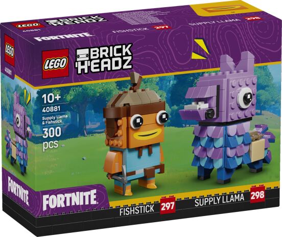 LEGO Brickheadz Fortnine Supply Llama & Fishstick Figures (40881) (0)