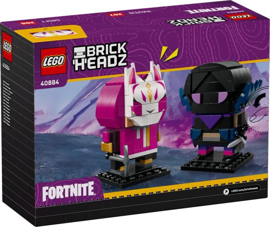 LEGO Brickheadz Fortnite Drift & Raven Figures (40884) (2)