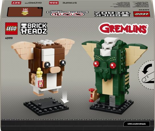 LEGO® Brickheadz Gremlins Gizmo & Stripe Figures (40919) (5)