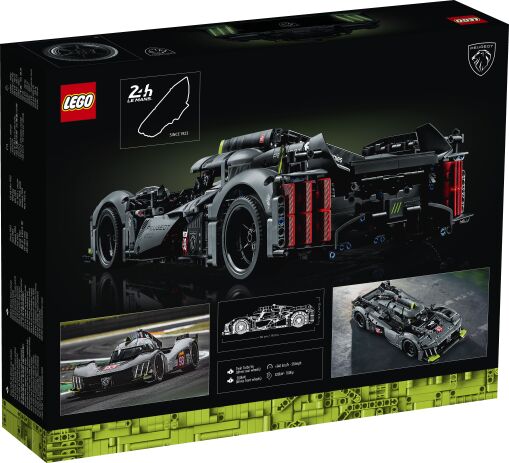 LEGO Technic Peugeot 9X8 24H Le Mans Hybrid Hypercar (42156) (9)