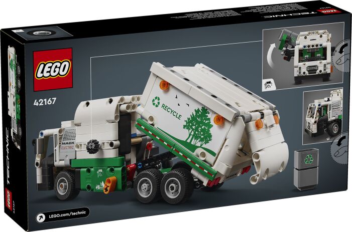 LEGO Technic Mack LR Electric Garbage Truck (42167) (6)