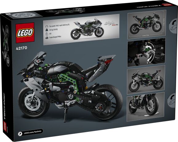 LEGO Technic Kawasaki Ninja H3R Motorcycle (42170) (8)