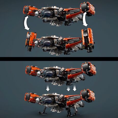 LEGO Technic Vtol Heavy Cargo Spaceship LT81 (42181) (2)