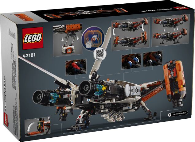 LEGO Technic Vtol Heavy Cargo Spaceship LT81 (42181) (8)