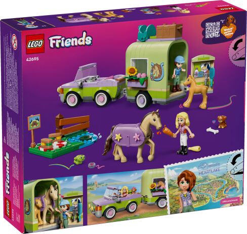 LEGO Friends Horse & Baby Foal Trailer (42695) (9)