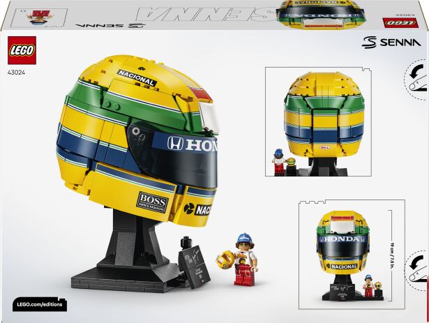 LEGO® Editions McLaren Mastercard F1 Team Aryton Senna's Helmet (43024) (8)
