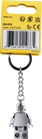 LEGO Keychain Silver Minifigure (854305) (2)