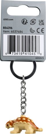 LEGO Keychain Jurassic World Baby Ankylosaurus (854316) (2)