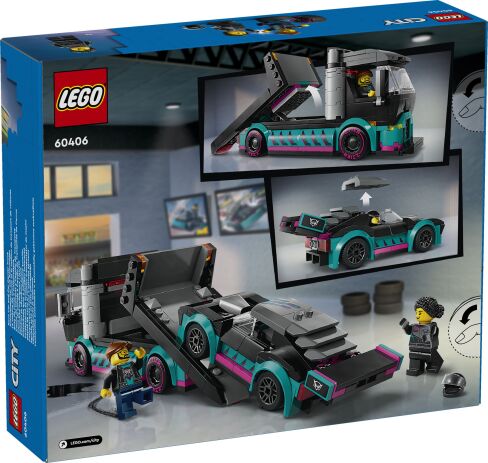 LEGO City Race Car & Car Carrier Truck (60406) (6)