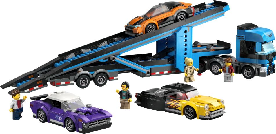 LEGO City Car Transporter Truck With Sports Cars (60408) (1)