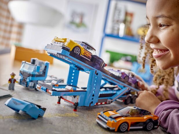 LEGO City Car Transporter Truck With Sports Cars (60408) (5)