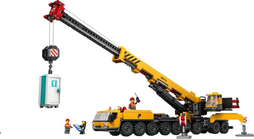 LEGO City Yellow Mobile Construction Crane (60409) (1)