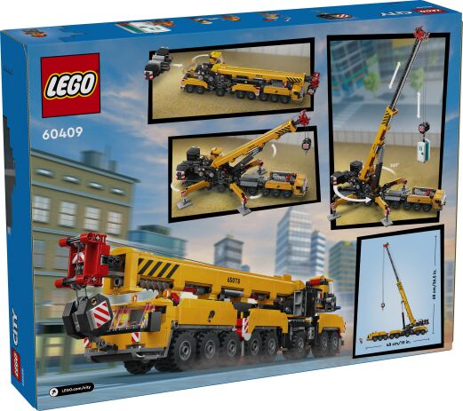 LEGO City Yellow Mobile Construction Crane (60409) (12)