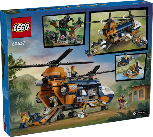 LEGO City Jungle Explorer Helicopter At Base Camp (60437) (9)