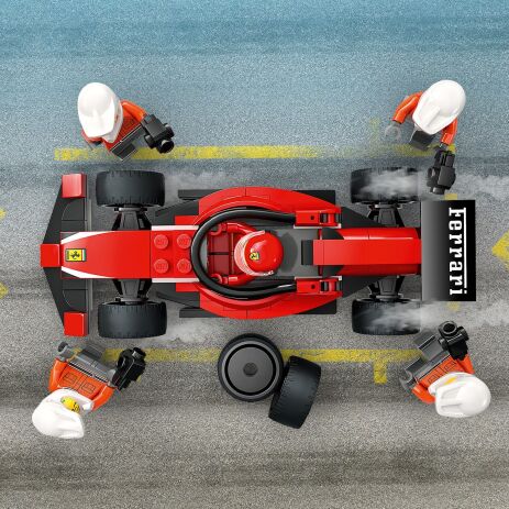 LEGO City F1 Pit Stop & Pit Crew With Ferrari Car (60443) (2)