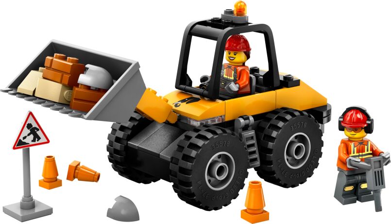 LEGO City Yellow Construction Wheel Loader (60450) (1)