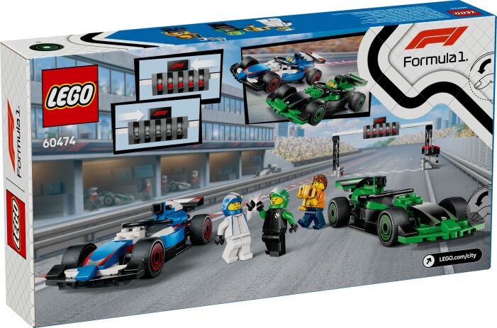 LEGO City F1 Grid With VCARB & Sauber Race Cars (60474) (8)