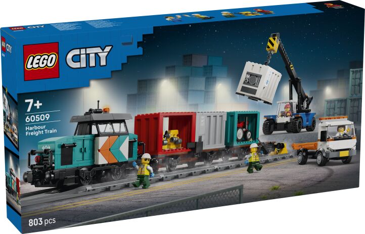 LEGO® City Harbor Freight Train With Crane & Truck (60509) (0)
