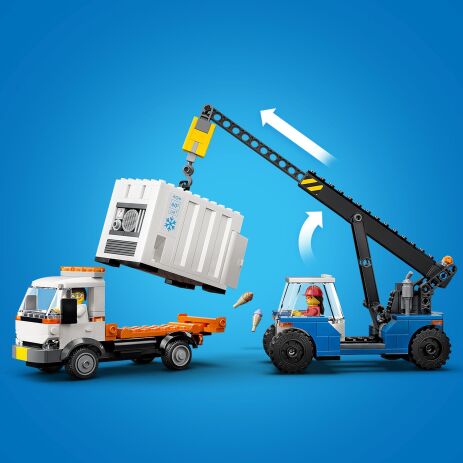 LEGO® City Harbor Freight Train With Crane & Truck (60509) (5)