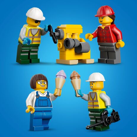 LEGO® City Harbor Freight Train With Crane & Truck (60509) (6)