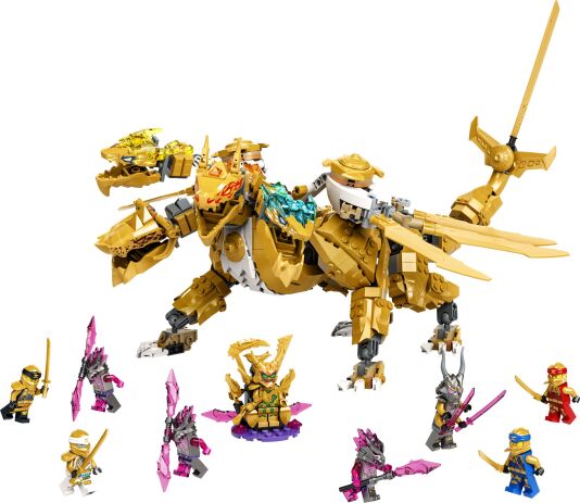 LEGO Ninjago LLoud's Golden Ultra Dragon (71774) (1)