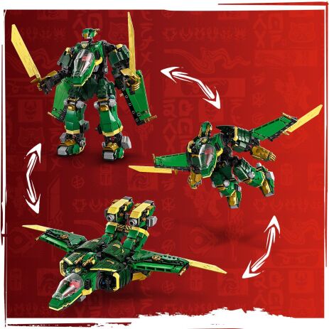LEGO Ninjago Lloy's Jet Mech (71845) (2)